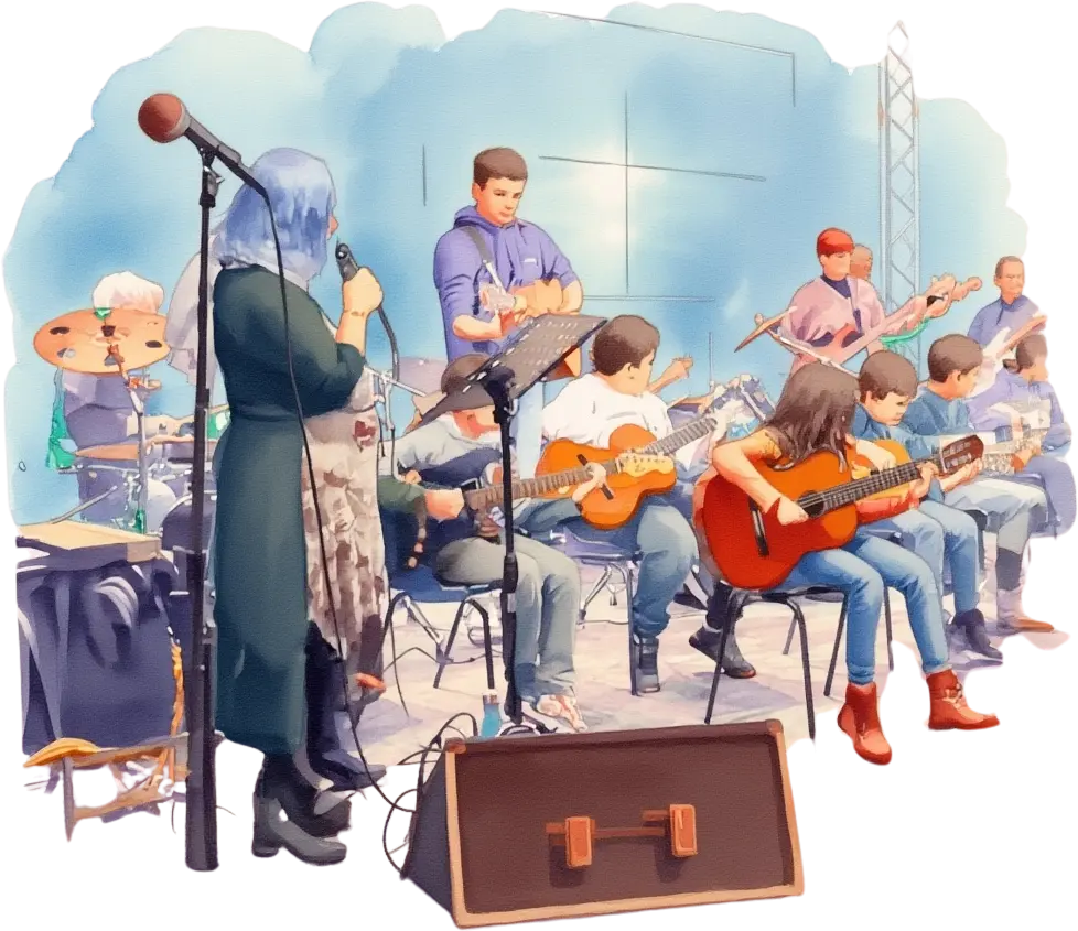 Musiques Actuelles Aquarelle