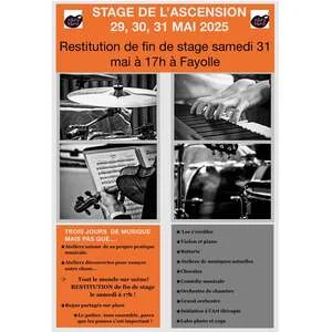 p'art si p'art LA stage de l'ascension 2025 actus