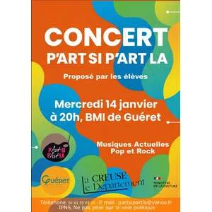p'art si p'art la concert bmi janvier 2026 actus