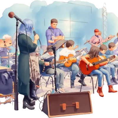 Musiques Actuelles Aquarelle